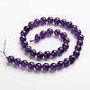 Round Natural Amethyst Gemstone Bead Strands G-J333-01-12mm-3