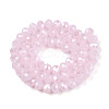 Electroplate Glass Beads Strands EGLA-A044-J8mm-A02-3