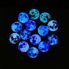 Fluorescent Glass Cabochons GGLA-T004-13-2