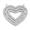 Brass Micro Pave Cubic Zirconia Pendants KK-P280-01P-1