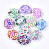 Handmade Polymer Clay Beads CLAY-S092-33-1