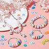 Handmade Polymer Clay Beads CLAY-R067-8.0mm-B32-3