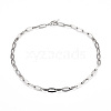 304 Stainless Steel Link Chain Necklaces & Bracelets Sets SJEW-JS01192-7