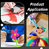 PVC Rectangle Multi Purpose 3D Pen Templates for 3D Printing DIY-WH0010-63-5