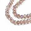 Electroplate Glass Beads Strands EGLA-A034-T4mm-B24-3