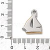 304 Stainless Steel Pendants STAS-K311-14GP-3