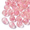Handmade Luminous Inner Flower Lampwork Beads LAMP-TD001-8mm-03-01-1