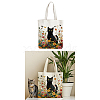 Canvas Women's Tote Bags ABAG-WH0057-002-8