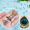 2000Pcs 4 Styles Glass Twisted Bugle Beads SEED-GO0001-09C-5