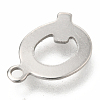 Non-Tarnish 201 Stainless Steel Charms X-STAS-C021-06P-Q-3