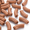 Opaque Acrylic Beads MACR-S372-001B-16-1439-1