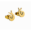 304 Stainless Steel Stud Earrings for Women WG40EEF-01-2