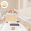 2Pcs 2 Styles Beech Wooden Bangle & Bracelet & Finger Ring & Beads Display Holder Tray AJEW-YW0001-26-6