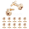 6 Pairs Alloy Cufflinks FIND-FH0017-36G-1