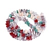 Mixed Styles Electroplate Glass Beads Strands EGLA-Q135-03A-C02-2