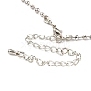 Alloy Pendant Necklaces WG8265-3-3
