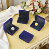 Flocking Jewelry Boxes for Badge CON-WH0112-067A-4