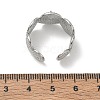 304 Stainless Steel Cuff Open Ring Setting SA-CBA37BC-08A-P-3