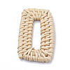 Handmade Reed Cane/Rattan Woven Linking Rings X-WOVE-Q075-19-2