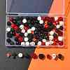100Pcs 13 Styles Halloween Synthetic Turquoise and Synthetic Coral Beads Set G-FS0005-92-6