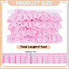 5Yards Polyester Wrinkle Ribbons OCOR-HY0001-80B-2