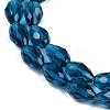 Transparent Glass Beads Strands LS-EGLA-N013-T10mm-D25-3
