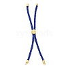 Twisted Nylon Cord Silder Bracelets DIY-B066-03G-05-1