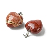 Natural Red Jasper Pendants G-F820-10A-23-2