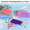 80Pcs Round Silicone Focal Beads SIL-SZ0001-24-13-6