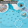 200Pcs 10 Colors Electroplate Glass Beads EGLA-PA0001-43A-5