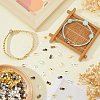 1200Pcs 4 Colors Iron Folding Crimp Ends IFIN-SP0001-10-4