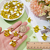74Pcs 5 Styles Luminous Transparent Resin Cabochons RESI-SC0006-73-3