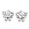Tibetan Style Alloy Pendants TIBE-S323-019AS-RS-2