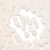 Frosted Transparent Acrylic Beads OACR-F013-12L-1