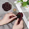 2Pcs Detachable Imitation Leather Shoe Buckle Clips AJEW-AR0005-03A-3