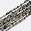 Natural Ruby in Zoisite Bead Strands G-G936-2mm-24-1