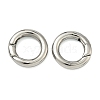 Tarnish Resistant Ring Smooth 304 Stainless Steel Spring Gate Rings STAS-E073-06-A-1
