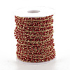 Handmade Glass Beaded Chains CHC-S002-13B-G-2