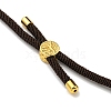 Nylon Cords Bracelet Makings Fit for Connector Charms AJEW-P116-01G-15-3