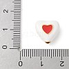 Brass Enamel Beads KK-P294-51G-02-3