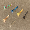304 Stainless Steel Star Nose Bone Rings WGFF656-01-3