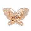 Brass Filigree Joiners Links KK-S353-002LG-2