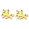 PVD Vacuum Plating 304 Stainless Steel Charms STAS-N092-94G-2