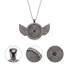 Alloy Big Pendants Cabochon Settings FIND-YW0001-20A-B-3