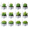 Cactus Paraffin Smokeless Candles DIY-G024-C-1