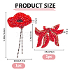 2Pcs 2 Styles Cloth Sewing Ornaments DIY-FH0010-18-2