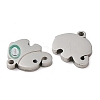 304 Stainless Steel Enamel Charms STAS-D018-05P-2