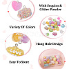 30Pcs 15 Styles Transparent Resin Pendants RESI-CW0001-21-5