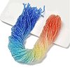 Transparent Painted Glass Beads Strands DGLA-A034-T2mm-A13-1