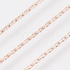 Long-Lasting Plated Brass Coreana Chain Necklaces NJEW-K112-08RG-NF-2